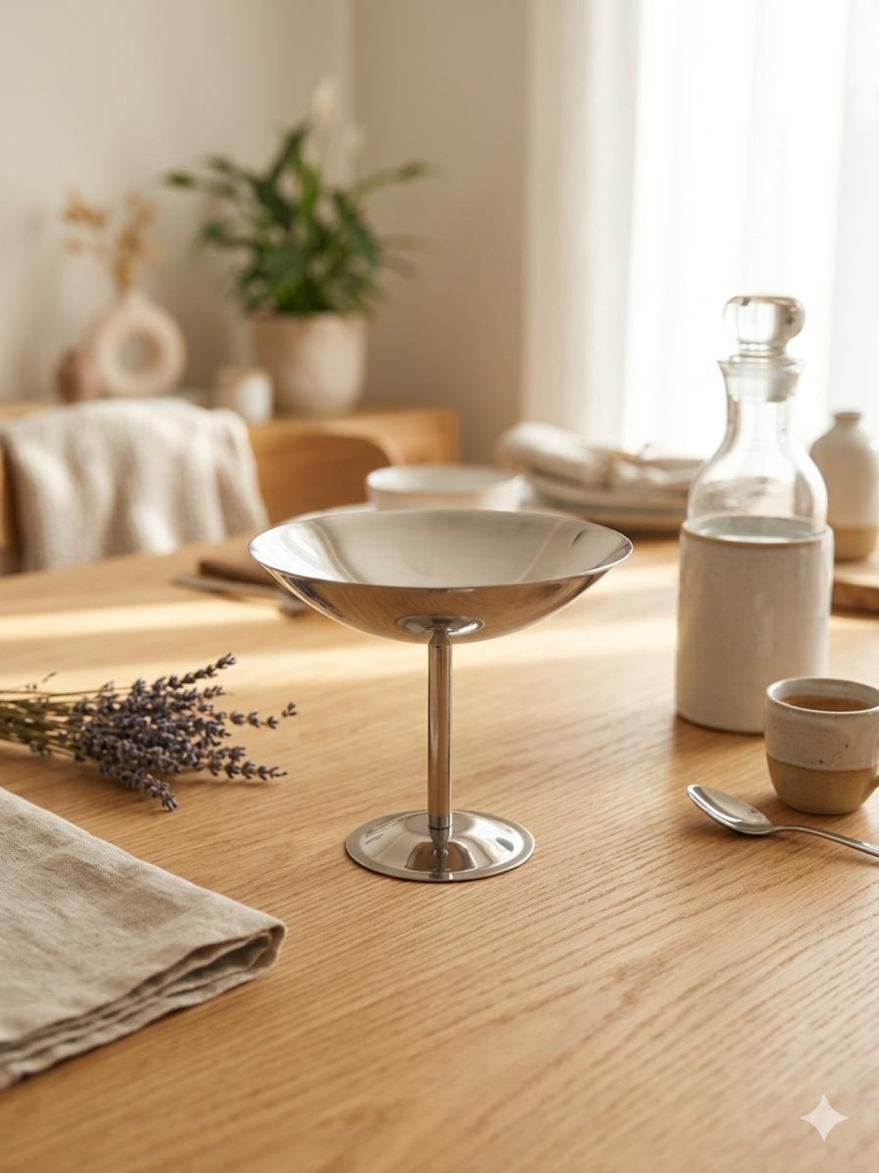 Çelik Yüksek Ayaklı Ikramlık Sunumluk Çerezlik & Kase